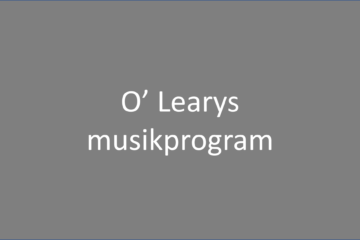 O' Learys Västerås program musikkonserter