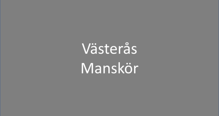 Västerås Manskör